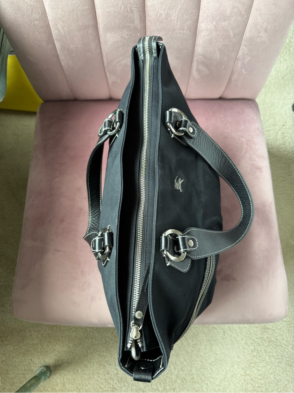 Burberry Blue Label Black Tote Bag - Picture 7 of 15